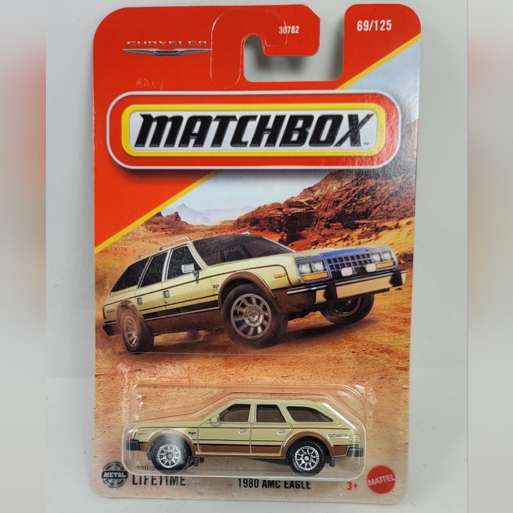 Match 1980 AMC Eagle Toy Car - Tan
